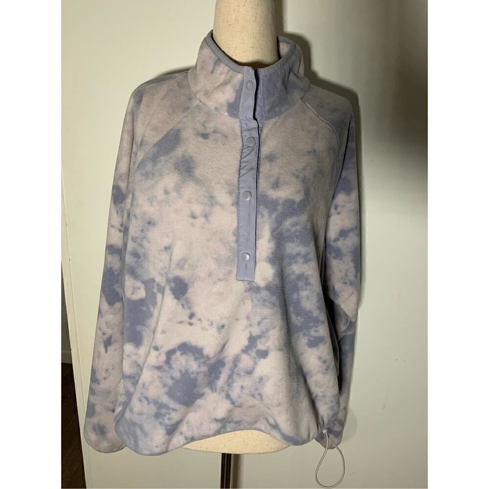 Hollister large tie-dye sweater/fleece